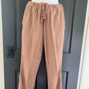 Madewell linen tie waist joggers